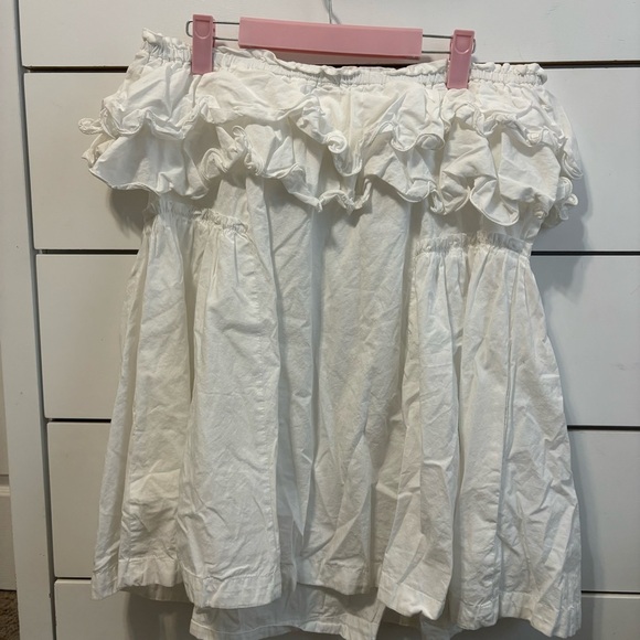 Free People Have A Thing For You White Strapless Mini Dress - Picture 3 of 8